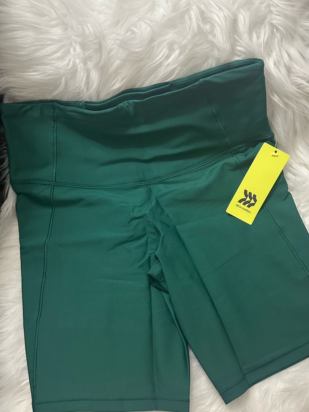all in motion Emerald High-Rise Bike Shorts